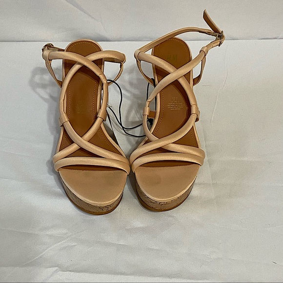H&M Powder Pink wedges - Picture 1 of 6